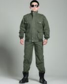 工作服套装 汽修耐磨劳保服印绣字 男防烫阻燃加厚春秋电焊工装