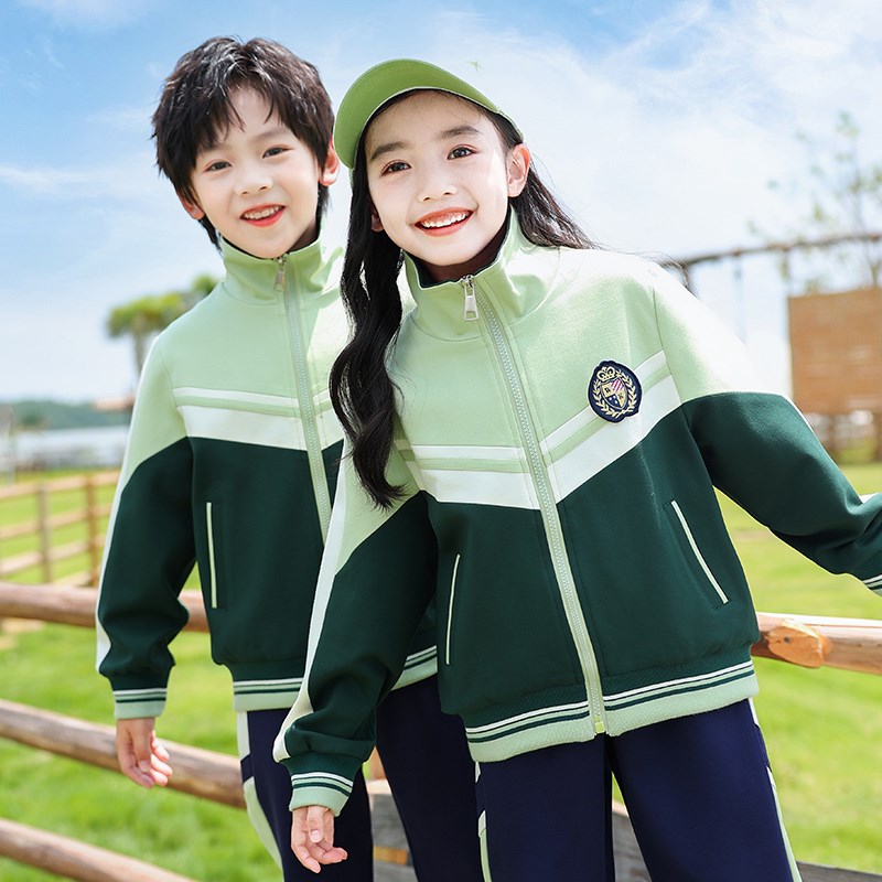 幼儿园园服春秋装三四件套运动风小学生校服秋冬装儿童班服棒球服