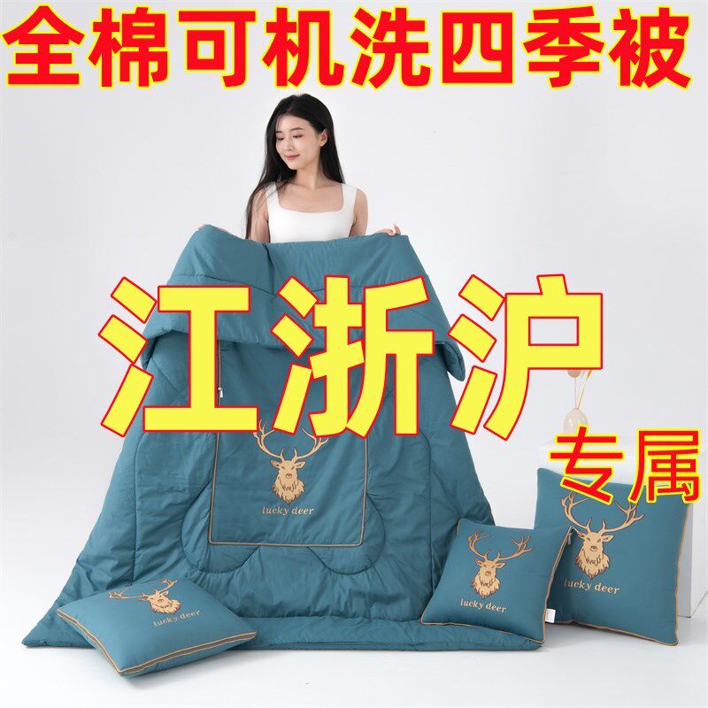 2.1米长加大抱枕被子全棉两用纯棉车载靠垫沙Q发办公室午休空调被