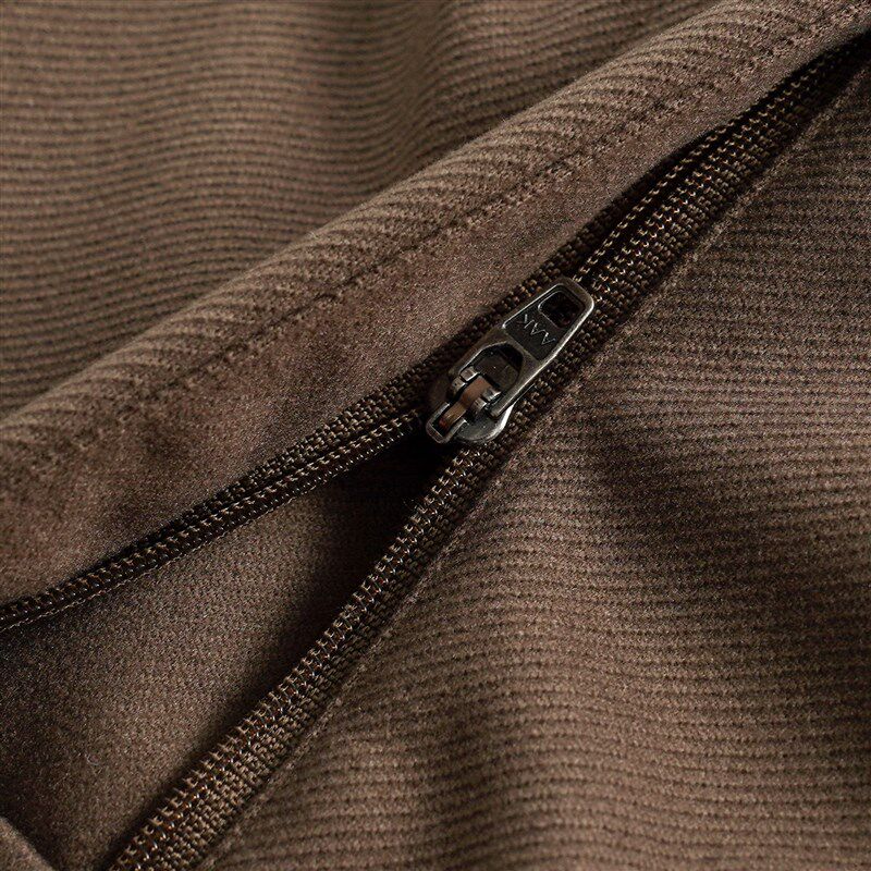 高级垂感小西裤男加绒九分裤男秋冬季潮流直筒男士长裤休闲轻熟风