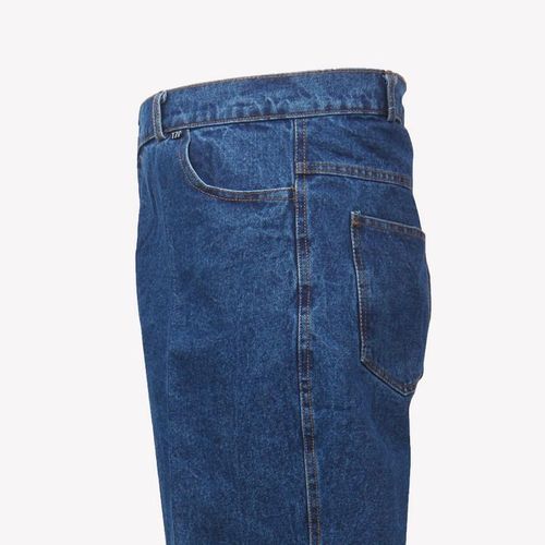 纯棉加厚牛仔工作裤男耐磨电焊焊工男士工厂车间宽松大码工装