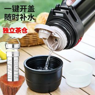 316不锈钢保温杯学生宿舍热水瓶旅行水壶大号泡茶壶车载家用暖壶4