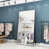 定制服装 店全身镜全身镜落地镜壁挂大镜子可移动舞蹈镜家用全身镜