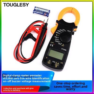 Dt3266L数字钳形电流表带零电压判断直流电压电阻万用表