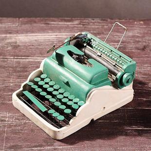 复古打字机模型摆件 创意餐厅酒吧橱窗陈列道具怀旧装饰品摆设