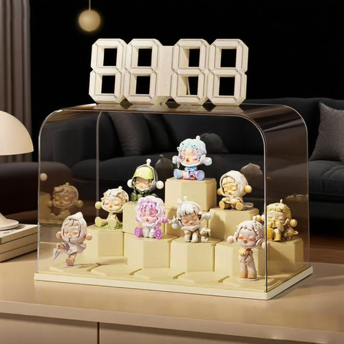 宅萌积木式盲盒收纳盒展示架