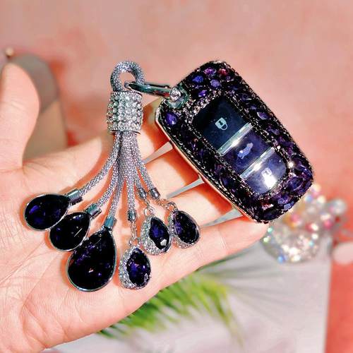 适用长安CS75钥匙套CS55壳CS35锐程CC睿骋悦翔V7逸动汽车包扣女钻