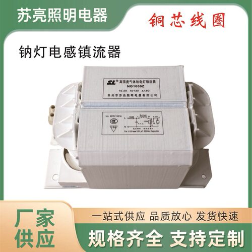 1000W铜芯足功率船用镇流器HID镇流器金卤灯汞灯投光灯镇流器