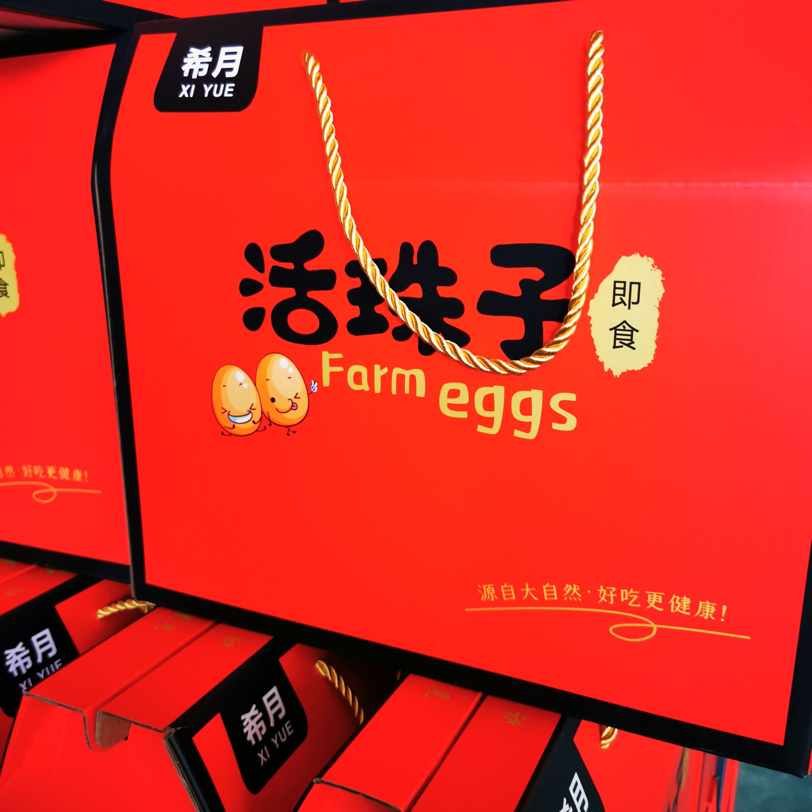 活珠子礼盒装河南特产钢化蛋送礼