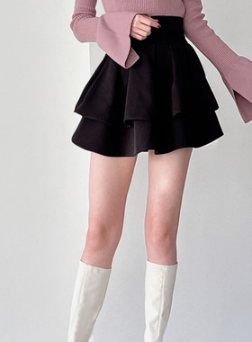 Grl 紫罗兰内衬喇叭迷你裙  品番:gm772