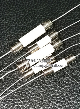 电磁炉空调电视保险丝250V陶瓷保险管5*20带引脚10A12A15A20A25A