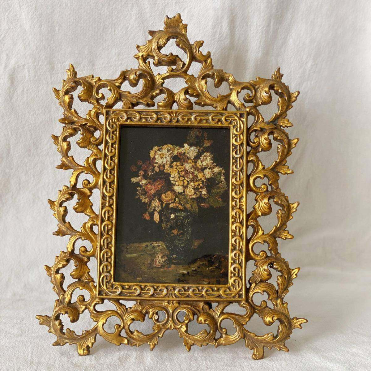 镂空贴金箔雕花树脂相框欧式古典油画框桌面摆台墙面装饰组合挂画,农用物资,其他肥料,淘宝优惠券,粉丝福利购,淘宝优惠卷