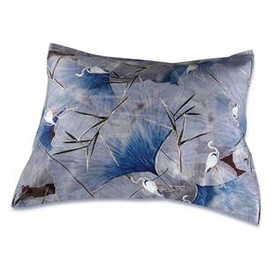 夏季 双面印花真丝枕套桑蚕丝枕套枕巾包边简易信封枕头套床品