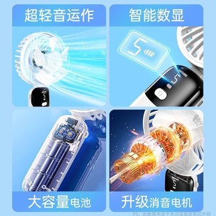 随身小型迷你充电款 手持小风扇便携式 办公室桌上静音桌面学生风扇