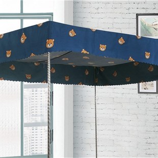 家用防尘罩蚊帐宿舍遮挡空调风床顶防尘布帘1.8m顶布1.5米1.2防尘