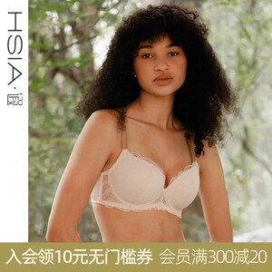 【一味香草】遐内衣女薄款t全罩杯微聚拢圆润小青提杯大胸显小文