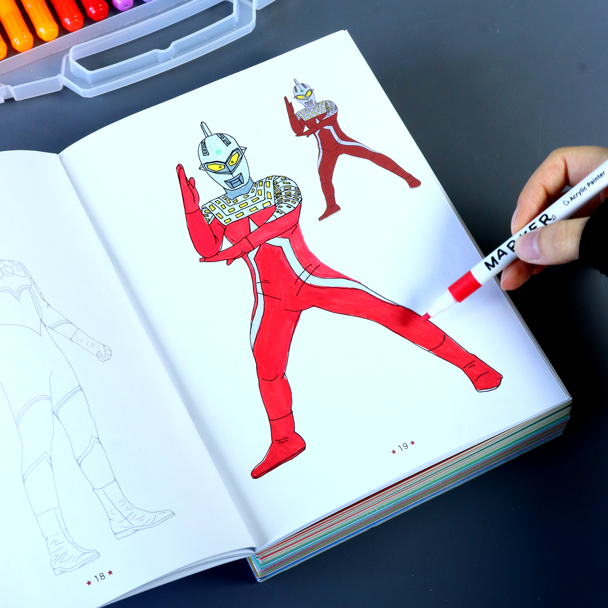 奥特曼速描本男孩画画本