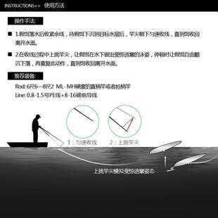 EWE美夏鬼飞二代沉水铅笔路亚饵远投翘嘴海鲈军鱼颤沉饵白条假饵