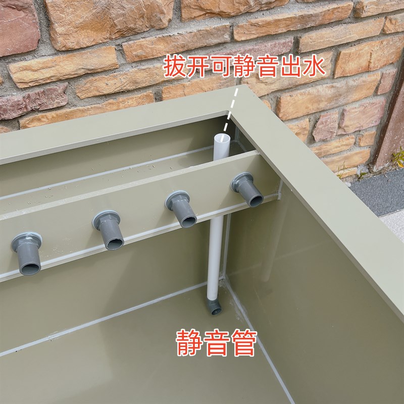 PP塑料正面玻璃侧边过滤鱼池超白玻璃观赏鱼缸水循环铲净化锦鲤箱