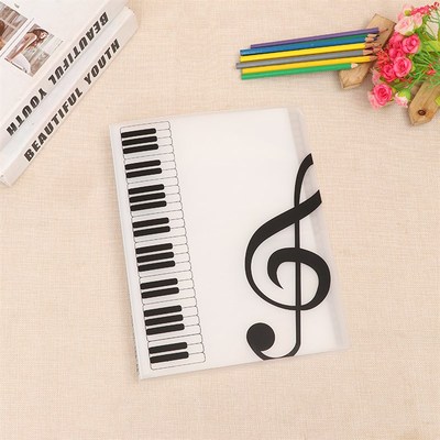 曲谱书夹子 A4资料 乐谱文件夹 五线谱夹 钢琴谱子夹 80页插页夹