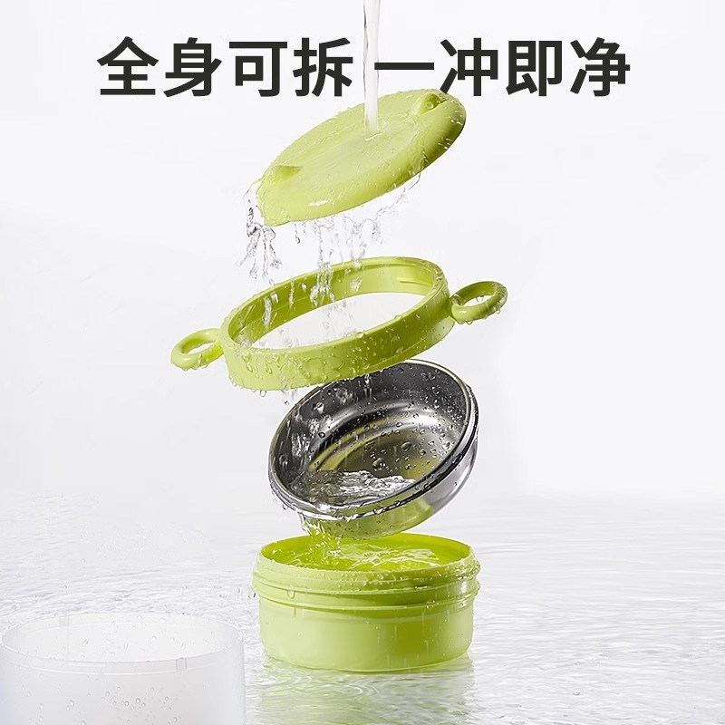 婴儿辅食碗儿童防摔防烫不锈钢注水保温吸盘宝宝吃饭恒温餐具