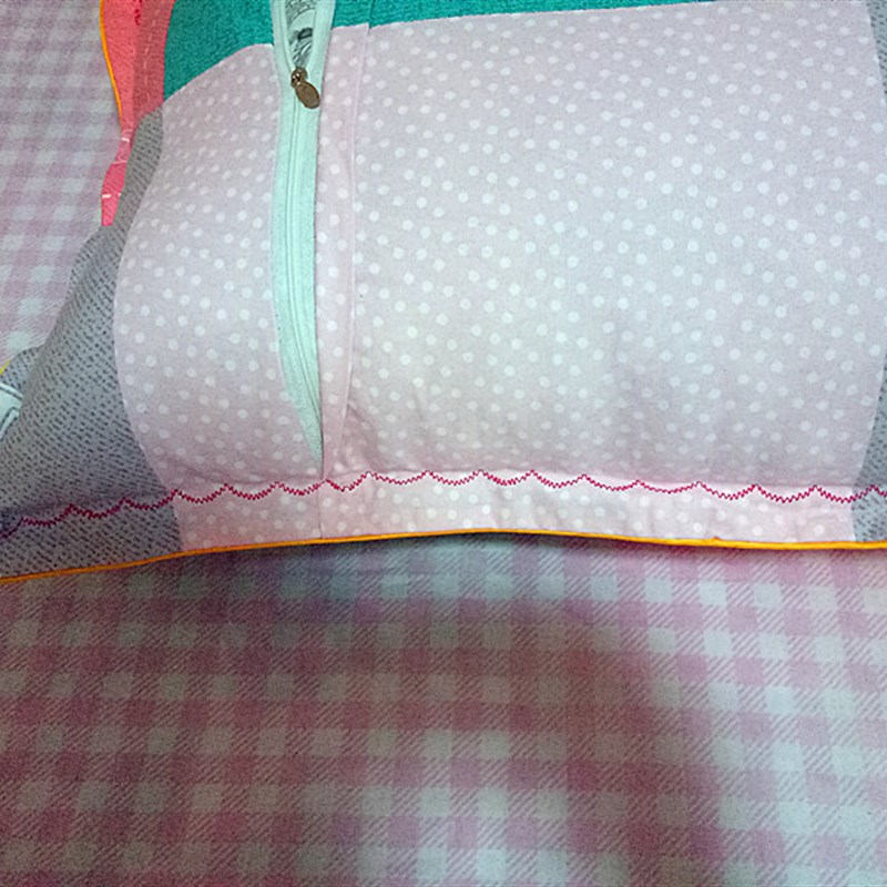 粗布枕套情侣韩式枕头套加密加厚40x60cm48x74cm一对装枕芯套
