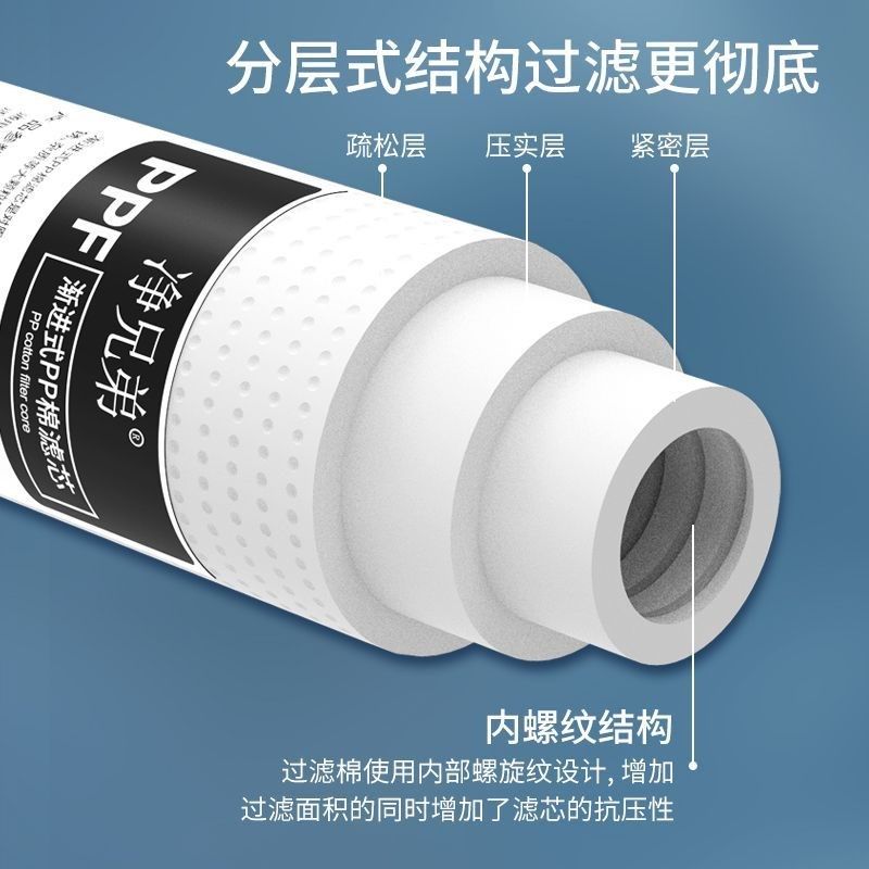 净水器滤芯通用家用10寸PP棉滤芯前置过滤器直饮自来水纯水机滤芯