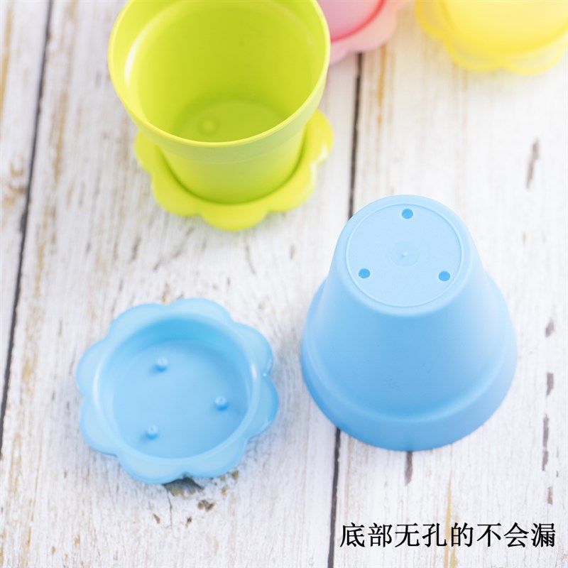 DIY烘培盆栽蛋糕杯木糠杯西点冰淇淋花盆慕斯杯带盖带铲 50套包邮