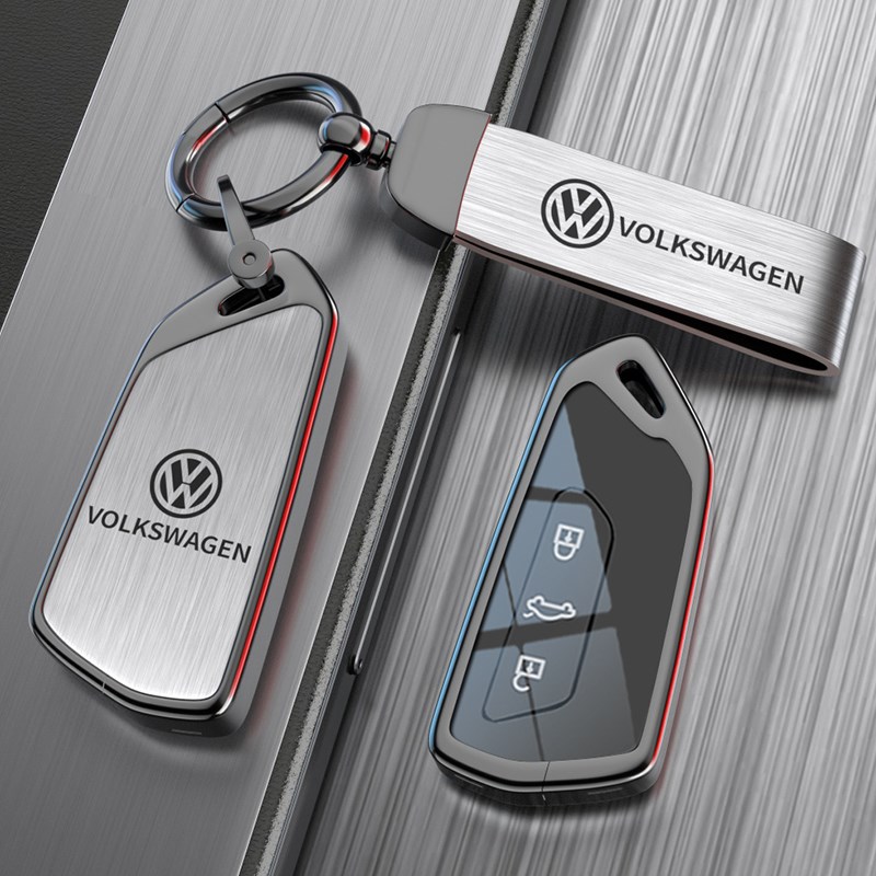 大众id钥匙专用迈腾女polo高级探岳全包202款速腾id汽车壳扣