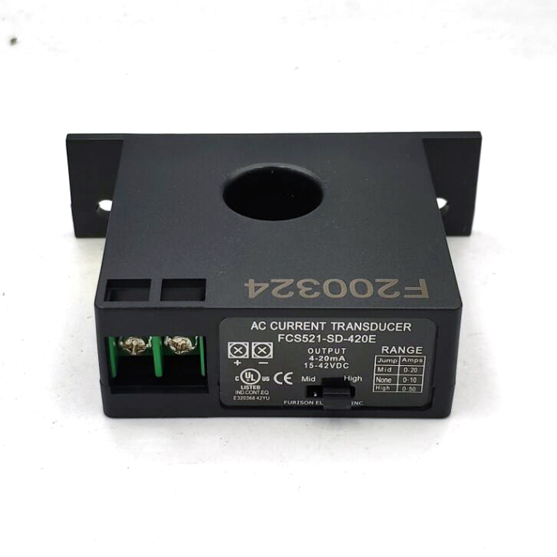 感通牌交流电流变送器5 2m模拟信号输出电量传感器穿孔式