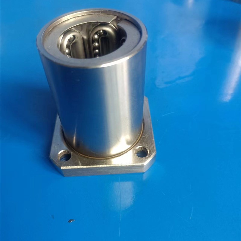 304材质不锈钢圆法兰直线轴承SLMF12 16 20 25 30 40GA钢保耐高温