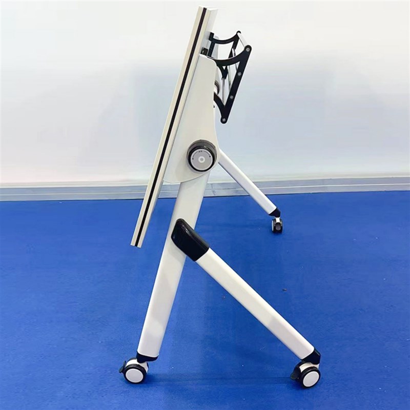 新型折叠桌腿承重支架桌子万向轮移动底座办公电脑桌脚架子带滑轮