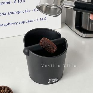 咖啡布粉器具压粉敲渣桶接废粉渣收纳工具敲粉桶 咖啡渣桶家用意式