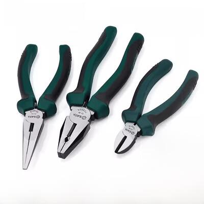 石达工业级家用钢丝钳尖嘴钳斜口钳70101A 70202A 70303A 6/7/ 8