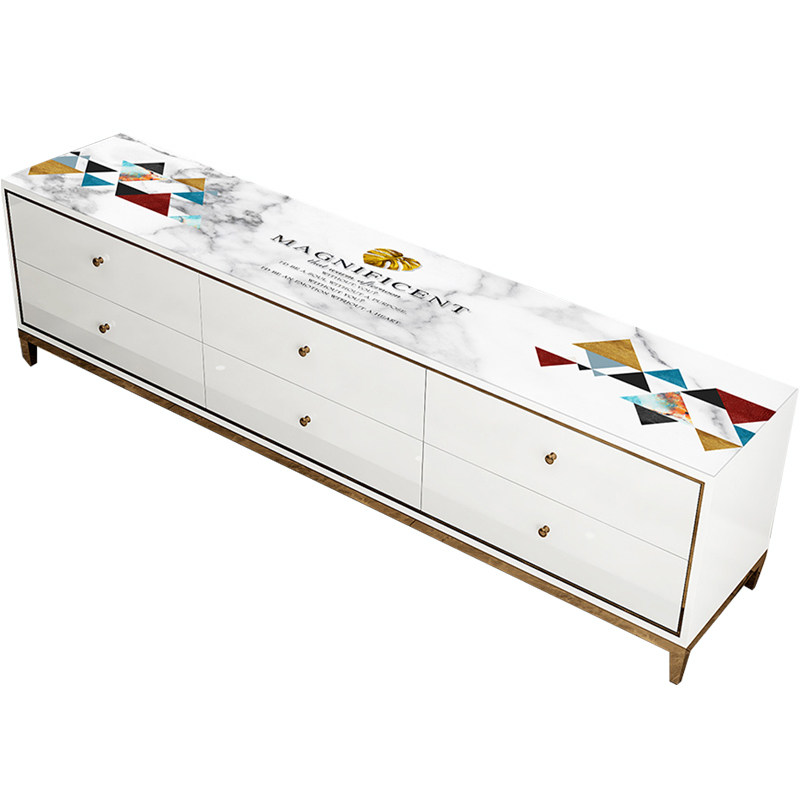 茶几电视柜组合桌布套装防水防油免洗家用网红客厅pvc餐桌垫塑料