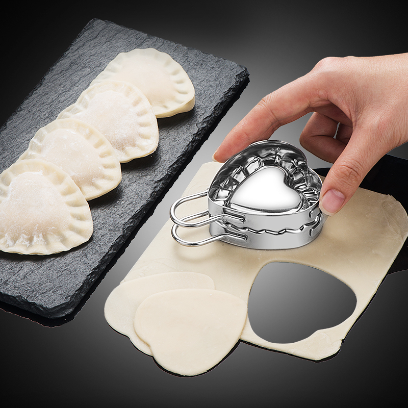 包饺子神器家用模具捏压皮器专用工具304不锈钢水饺新式花型心形