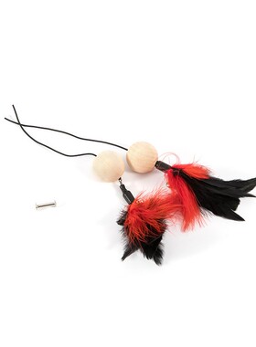 蜜罐猫 猫爬架配件 绒布垫子凉席垫子羽毛挂件 猫玩具挂件 剑麻柱