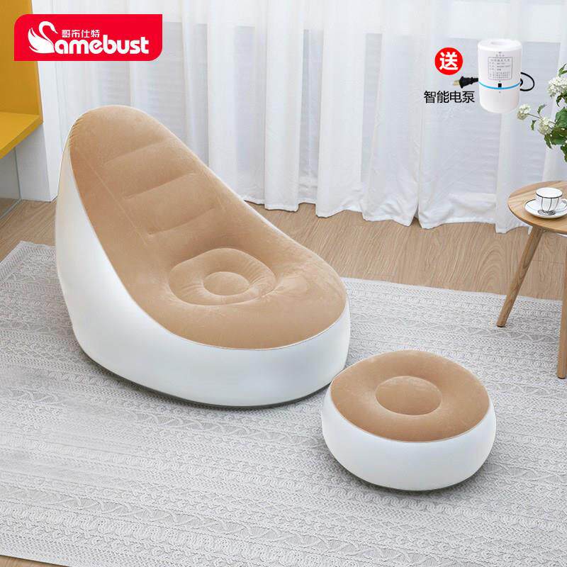 露营充气床垫气垫家用单人折叠沙发户外可携式床睡觉午休调节充气