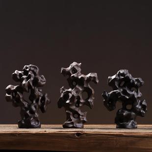 0太湖石摆件观赏厅堂新中式家居传统客厅茶饰摆件奇石造型装饰