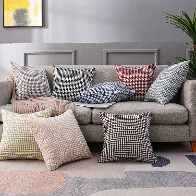 抱枕棉麻轻奢风沙发客厅靠垫高级感小众靠枕简约布艺