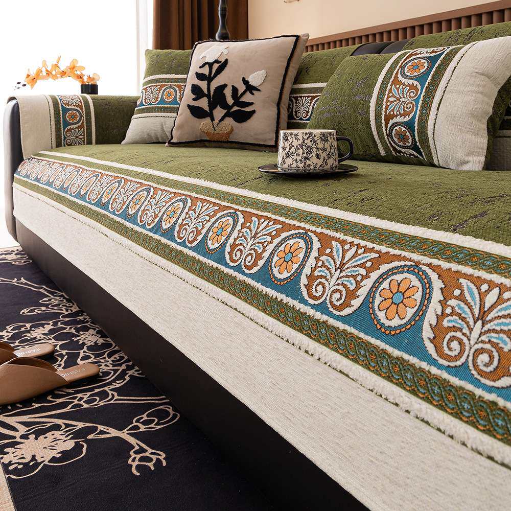 轻奢高级沙发垫雪尼尔现代简约新中式四季通用2026新款防滑坐垫子