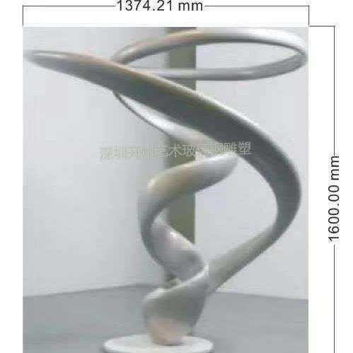 大型落地玻璃钢旋转螺旋抽象飘带雕塑售楼处营销中心艺术装置摆件,家居饰品,落地摆件,淘宝优惠券,粉丝福利购,淘宝优惠卷