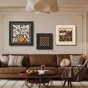 0中古卧室装饰画组合法式复古床头挂画小众艺术客厅餐厅高级感壁