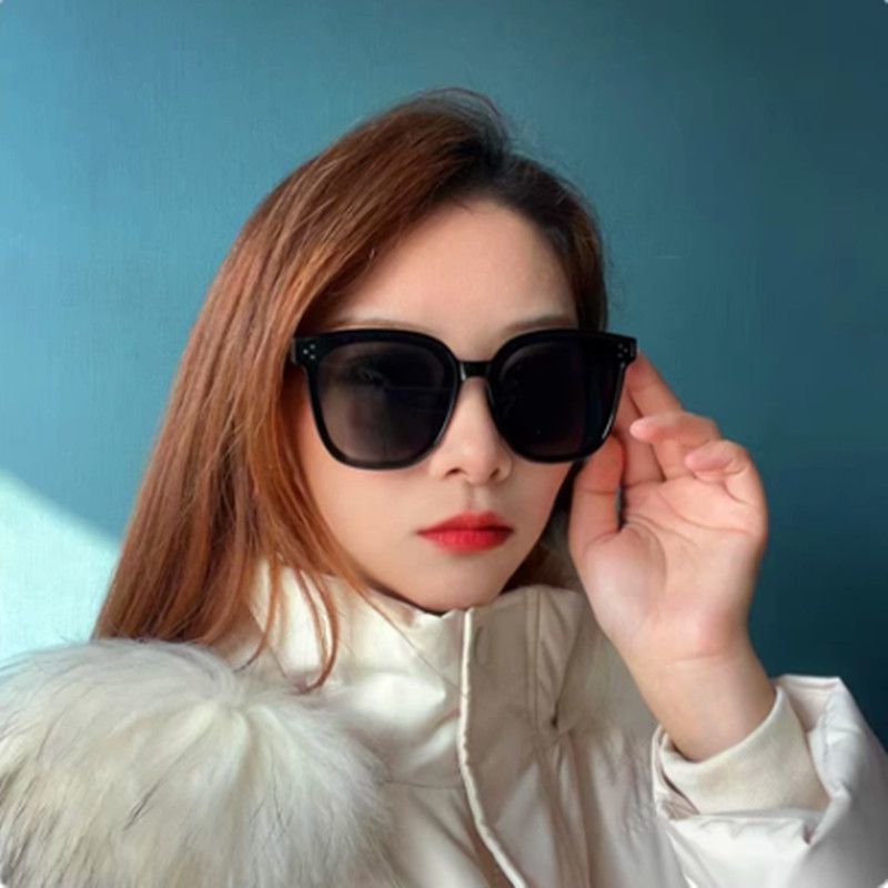 网红墨镜女男太阳镜眼镜夏开车偏光防紫外线冬晒高级感大脸2025新