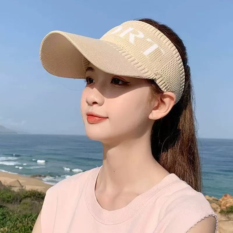 百搭潮人棒球鸭舌帽空顶帽子女