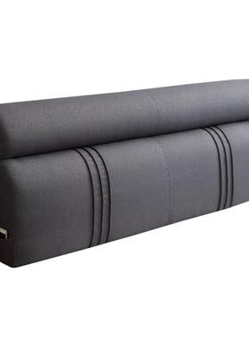 护绵床头双靠垫可固定人大K39靠背北欧软包靠枕自颈黏贴墙海拆洗