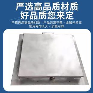 不锈钢带锁井盖形方形雨水防污水井装饰圆窨井盗盖家用排水沟盖板