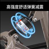 自2寸折叠4行车铝合金超可X7x8避震携轻式 德国 男女亲子碟煞避