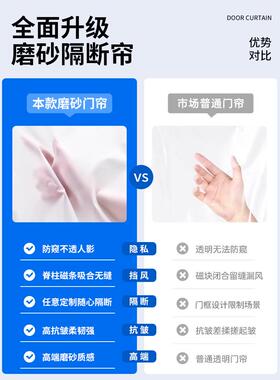 FKY空调磨门帘挡隔断帘砂2025新高款档强磁吸风条卧室遮挡帘防冷