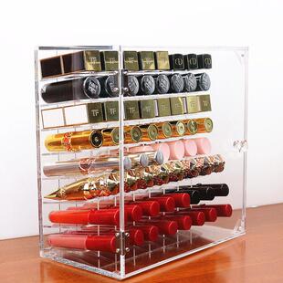 李佳琪款克力口红收纳盒压化妆品桌同面置物架格包装唇釉RNR非P多